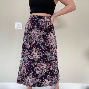 Coldwater Creek floral maxi skirt
